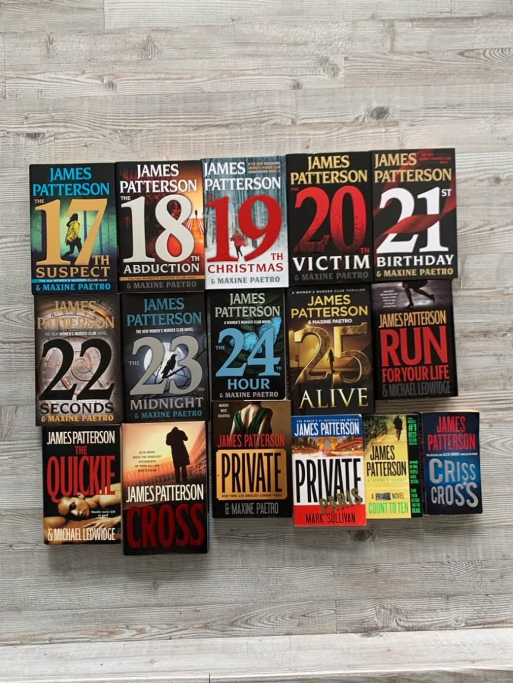 James Patterson Book Lot